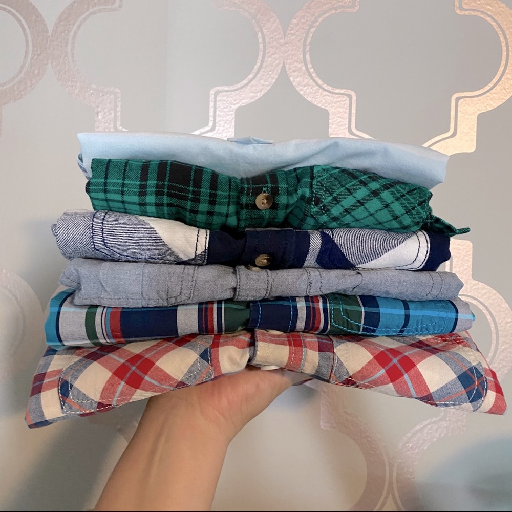 Kids button down tops